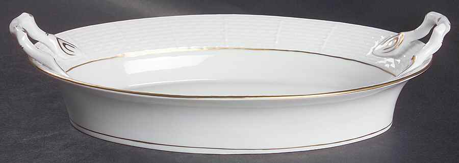 Golden Edge Newer (HDE) Bread Tray by Herend-1