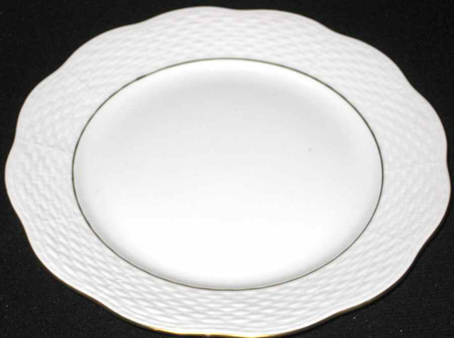 Golden Edge Newer (HDE) 9" Oval Serving Platter by Herend-1