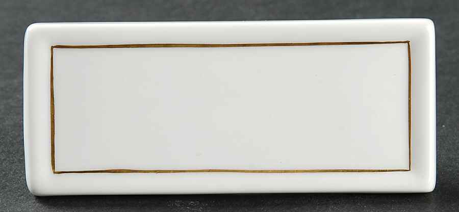 Golden Edge Newer (HDE) Small Placard/Place Card Holder by Herend-1