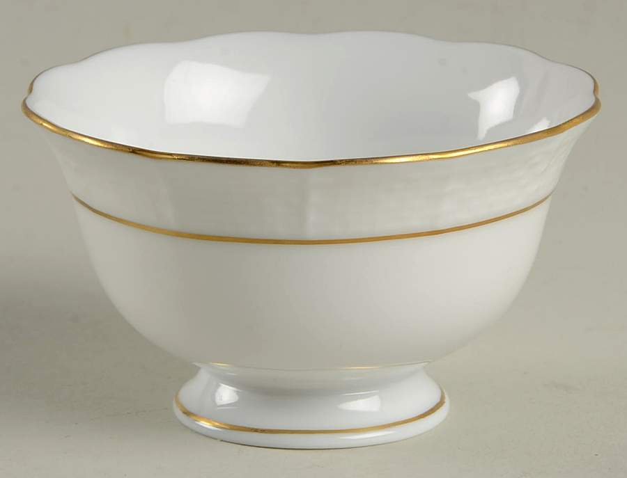 Golden Edge Newer (HDE) Open Sugar Bowl by Herend-1