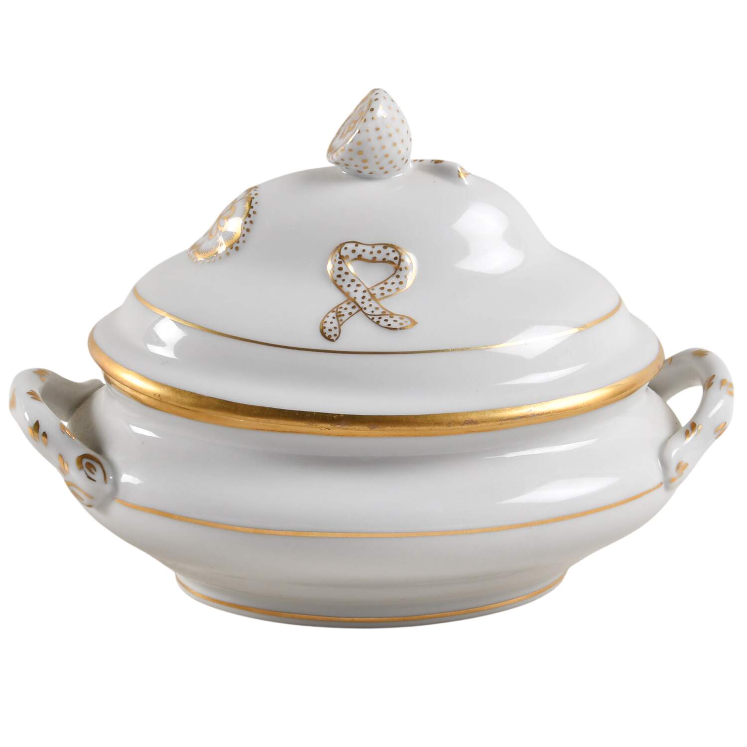 Golden Edge Older (HD) Mini Tureen & Lid by Herend-1