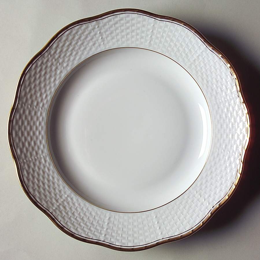 Golden Edge Older (HD) Dessert Luncheon Plate by Herend-1