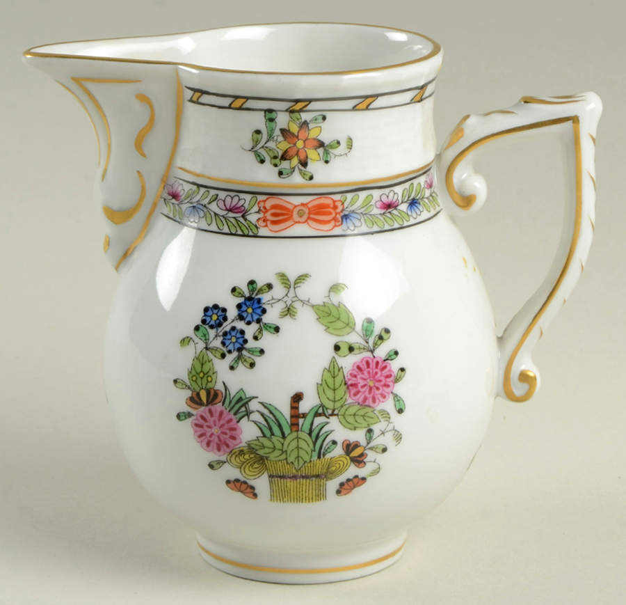 Indian Basket Muliticolor (FD) Mini Creamer by Herend-1