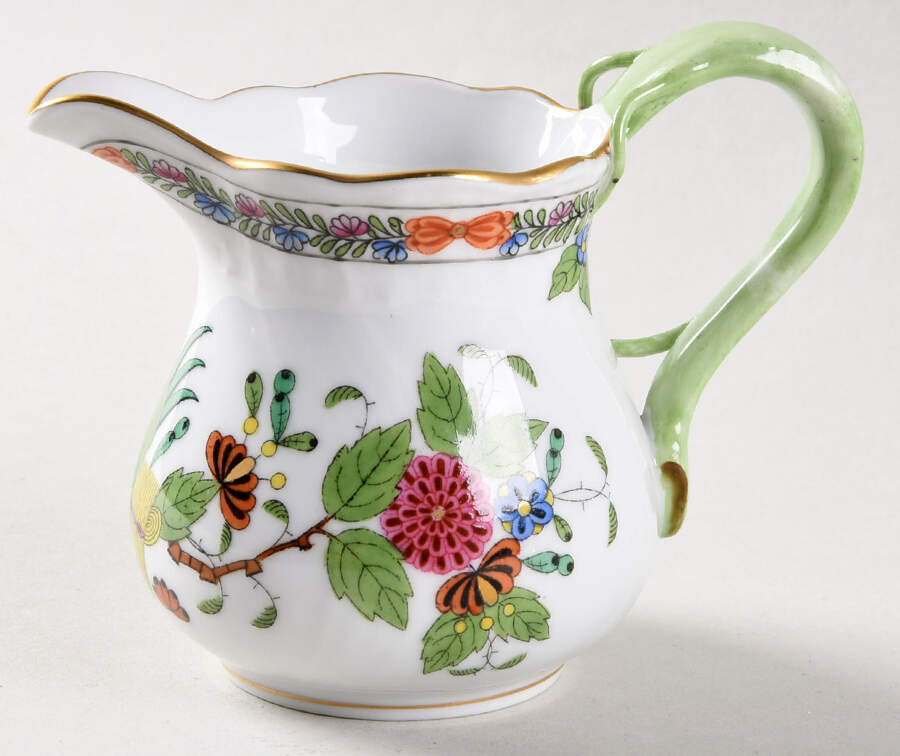 Indian Basket Muliticolor (FD) Mini Creamer by Herend-1