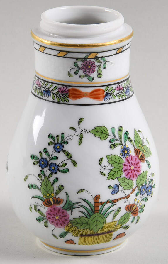 Indian Basket Muliticolor (FD) Sugar Shaker No Lid by Herend-1