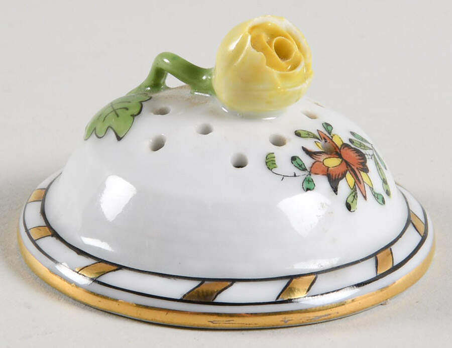 Indian Basket Muliticolor (FD) Lid for Sugar Shaker by Herend-1