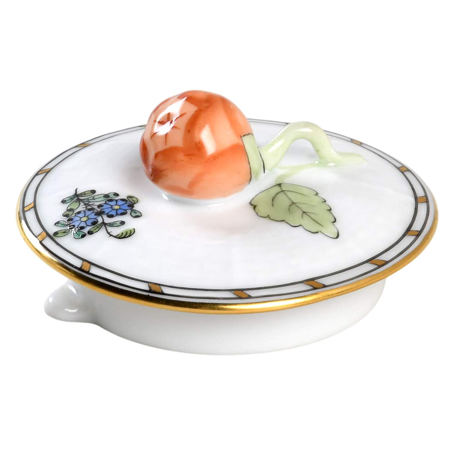Indian Basket Muliticolor (FD) Lid for Mini Teapot by Herend-1