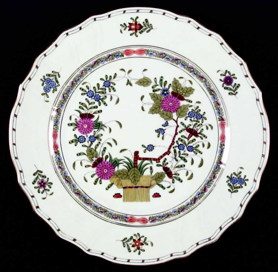 Indian Basket Muliticolor (FD) Large Dinner Plate by Herend-1