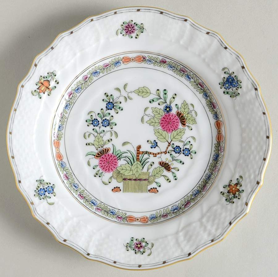 Indian Basket Muliticolor (FD) Bread & Butter Plate by Herend-1