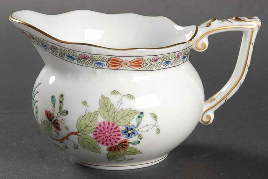 Indian Basket Muliticolor (FD) Creamer by Herend-1