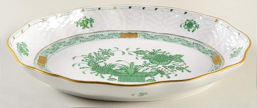 Indian Basket Green (FV) Relish by Herend-1