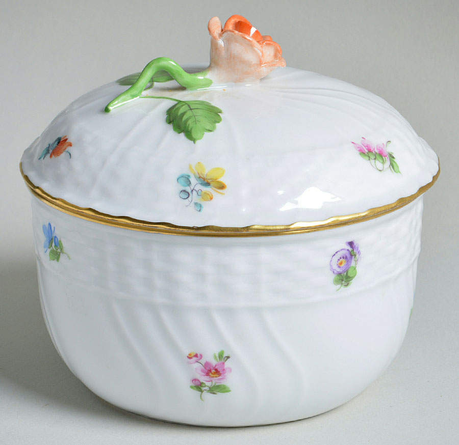 Kimberly (MF) Sugar Bowl & Lid by Herend-1