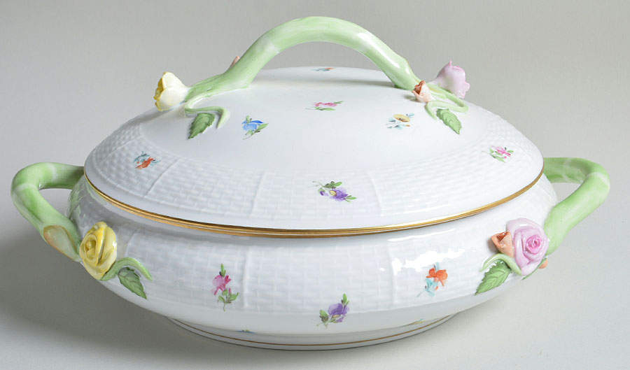 Kimberly (MF) Round Covered Vegetable by Herend-1