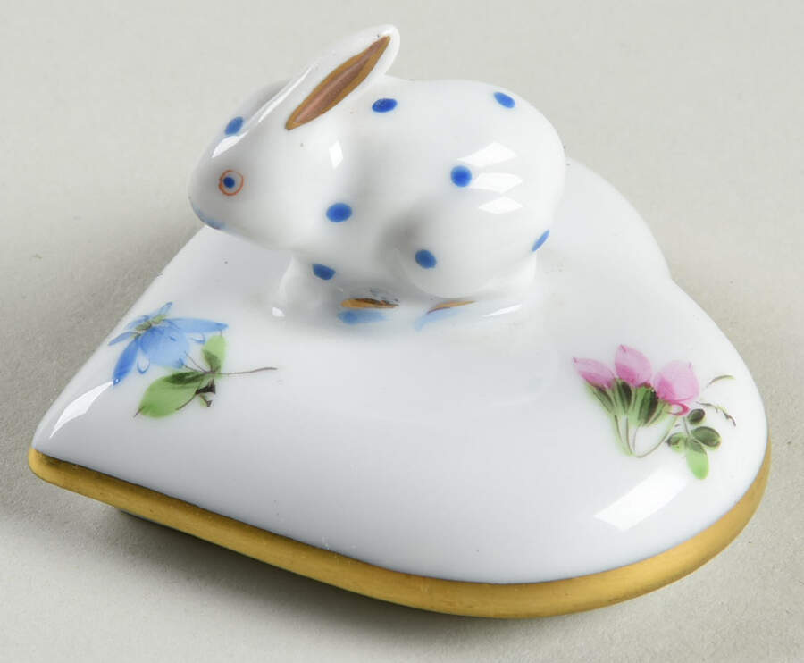 Kimberly (MF) Lid for Heart Shape Box by Herend-1