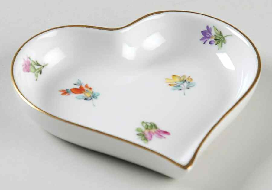 Kimberly (MF) 4" Heart Shaped Tray by Herend-1