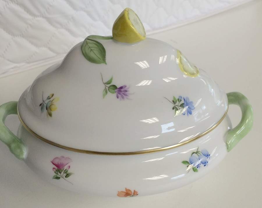 Kimberly (MF) Mini Tureen & Lid by Herend-1