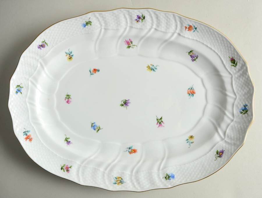 Kimberly (MF) 15" Oval Serving Platter by Herend-1
