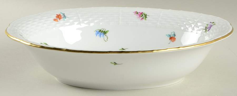 Kimberly (MF) 10" Oval Vegetable Bowl by Herend-1