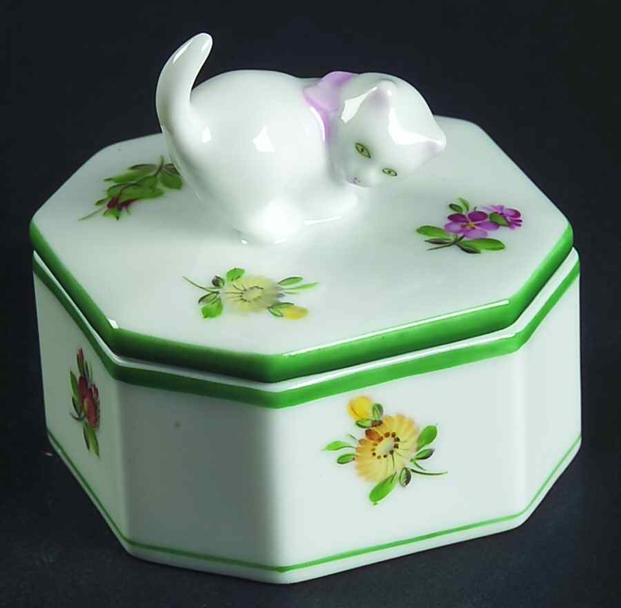 Lindsay (LY) Hexagonal Box & Lid by Herend-1