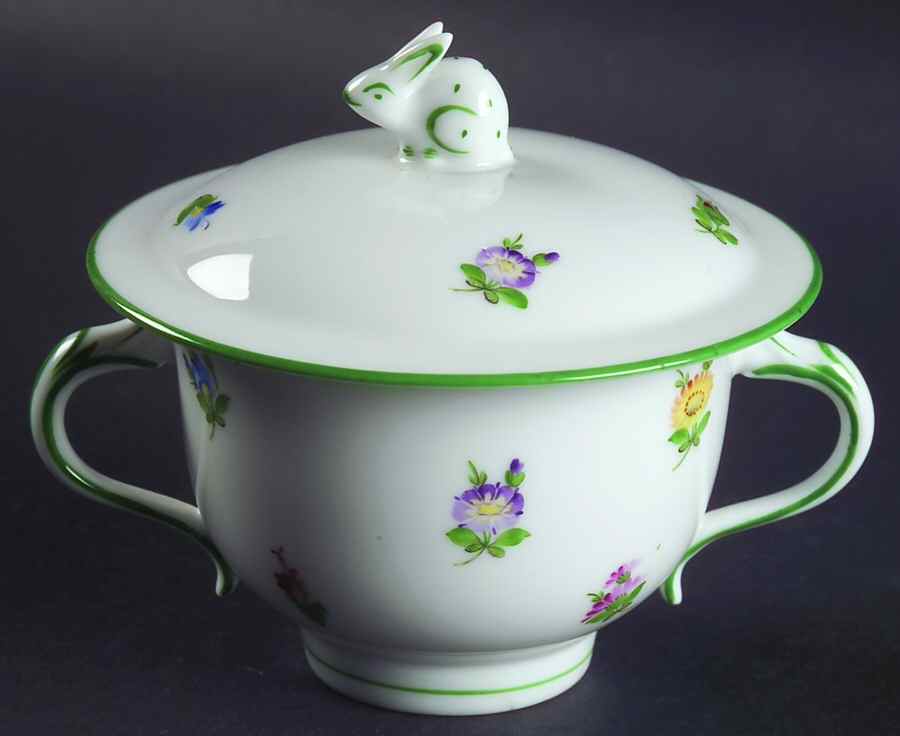 Lindsay (LY) Sugar Bowl & Lid by Herend-1