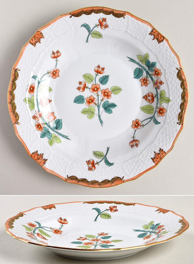 Livia (WBOS) Dessert/Pie Plate by Herend-1