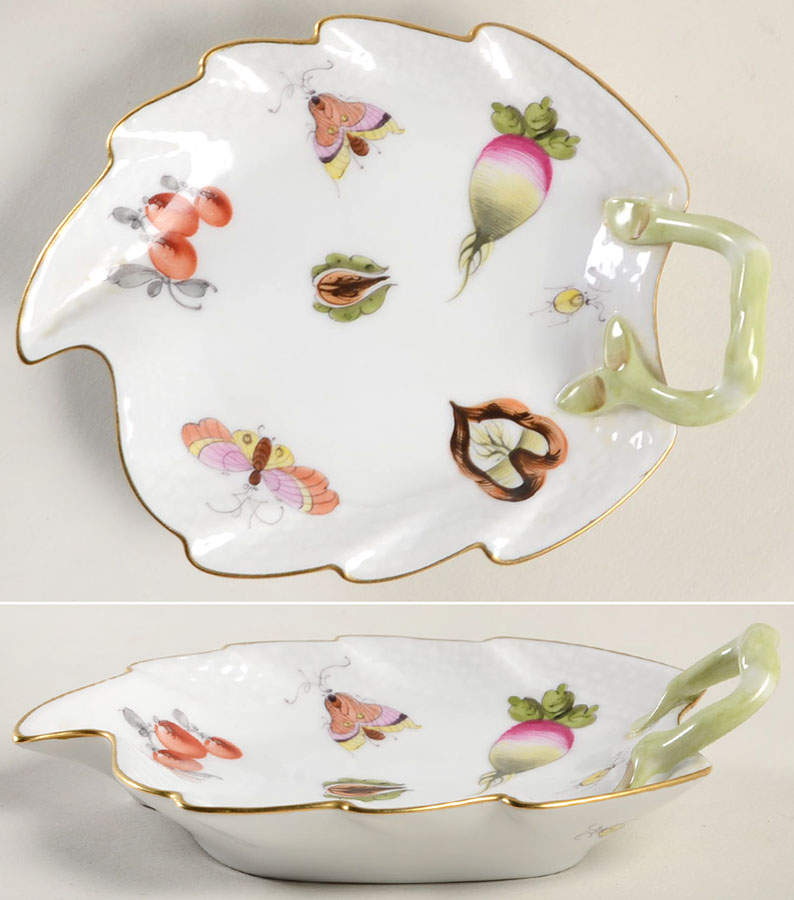 Market Garden (FR) 5" Leaf Dish by Herend-1