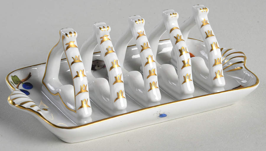 Market Garden (FR) 4 Slice Toast Server by Herend-1