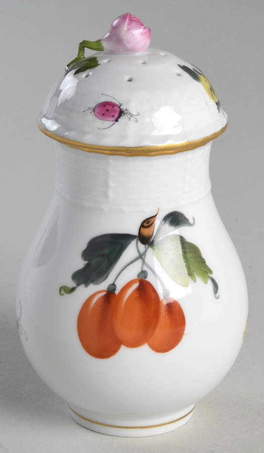 Market Garden (FR) Sugar Shaker &  Lid by Herend-1