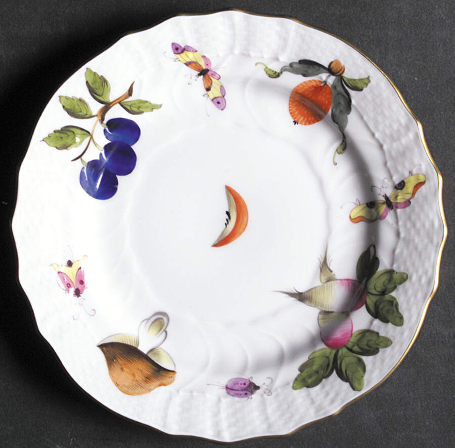 Market Garden (FR) Bread & Butter Plate by Herend-1