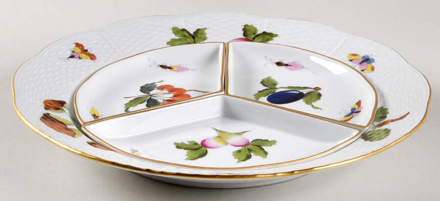 Market Garden (FR) (4 Pc) Hors d'Oeuvres Set by Herend-1