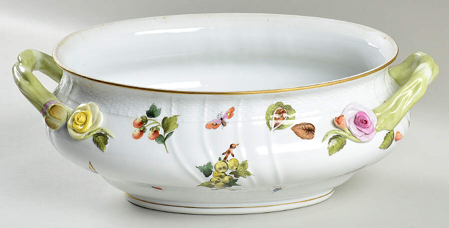Market Garden (FR) Oval Tureen No Lid by Herend-1