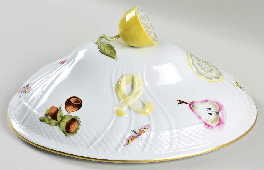 Market Garden (FR) Lid for Oval Tureen by Herend-1