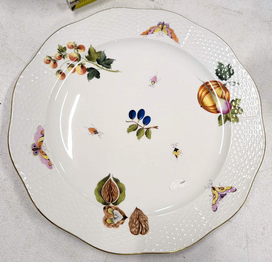 Market Garden (FR) Cake Plate by Herend-1