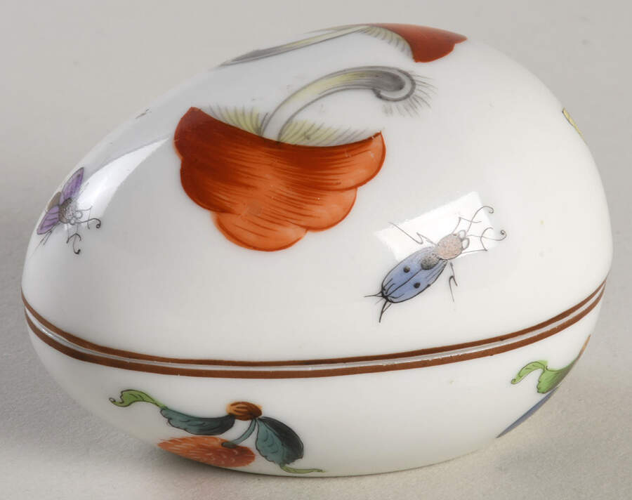 Market Garden (FR) 3" Egg Box & Lid by Herend-1