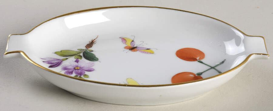Market Garden (FR) 5" Oval Ashtray with Lips by Herend-1