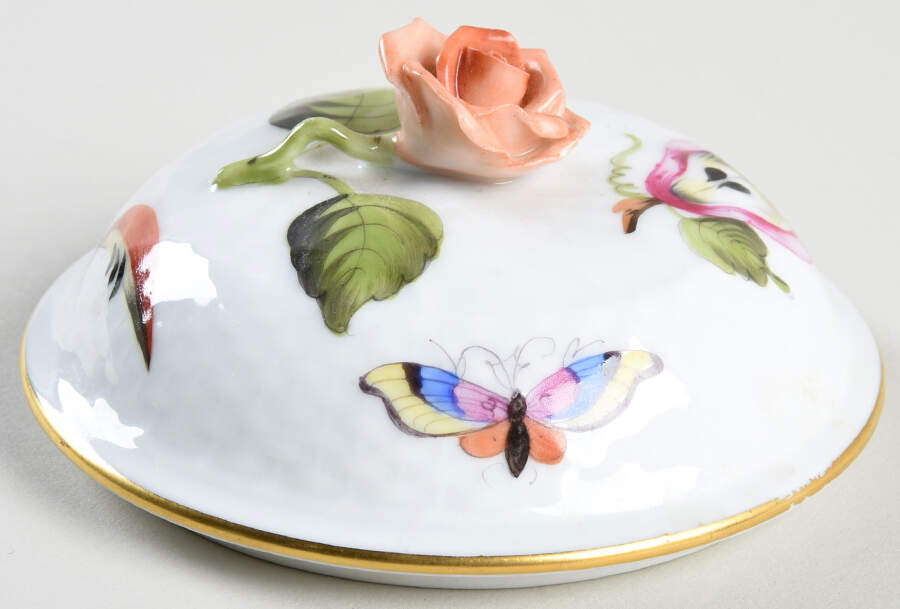 Market Garden (FR) Lid for Mini Sugar Bowl by Herend-1