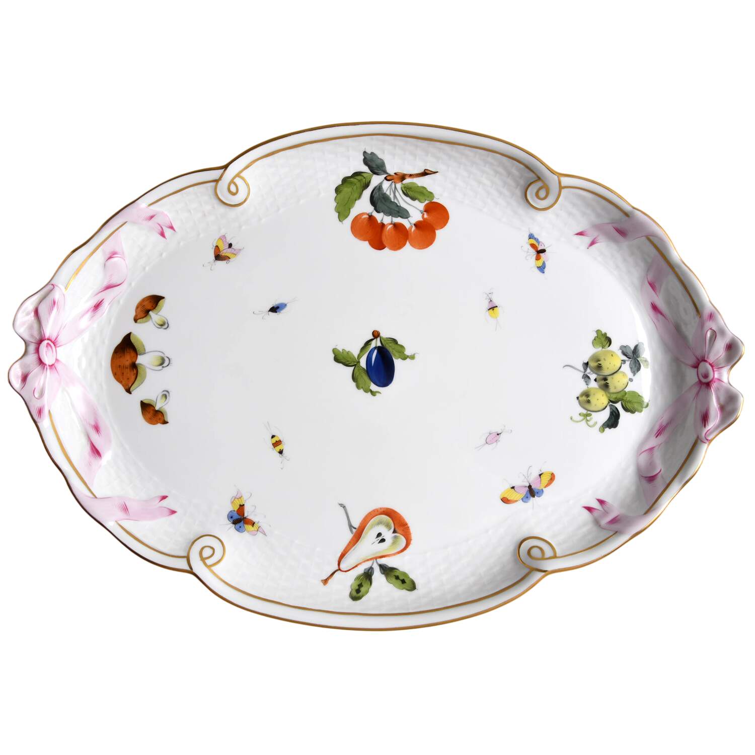 Market Garden (FR) 16" Oval Tray by Herend-1