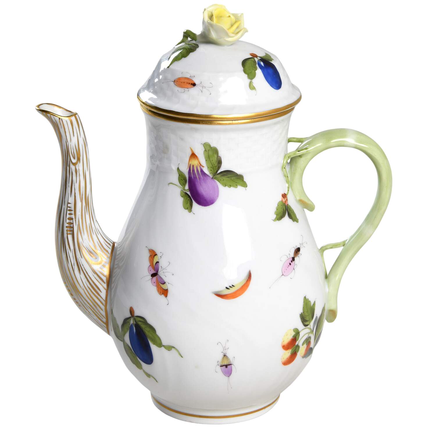 Market Garden (FR) Coffee Pot & Lid by Herend-1