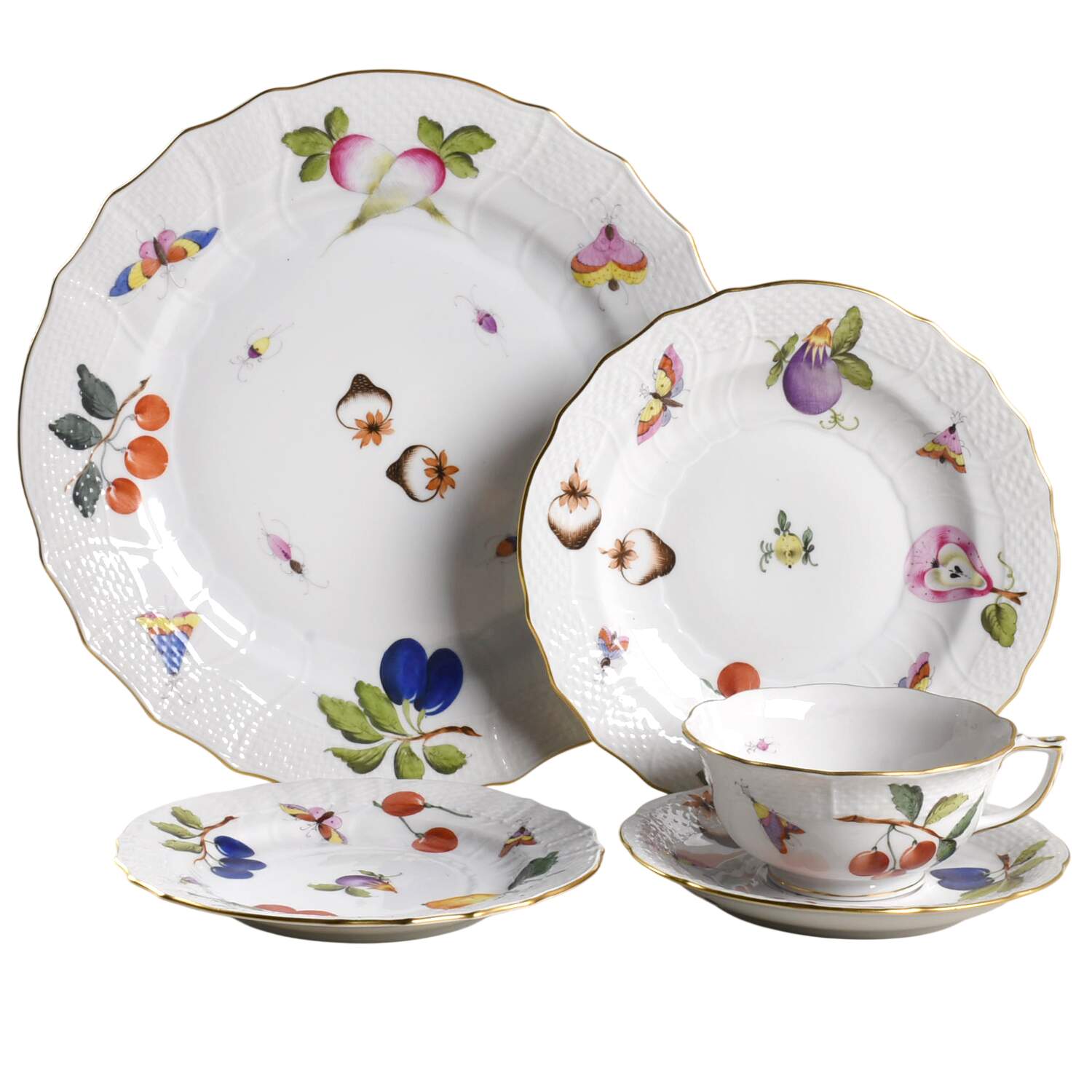 Market Garden (FR) 5 Piece Place Setting by Herend-1