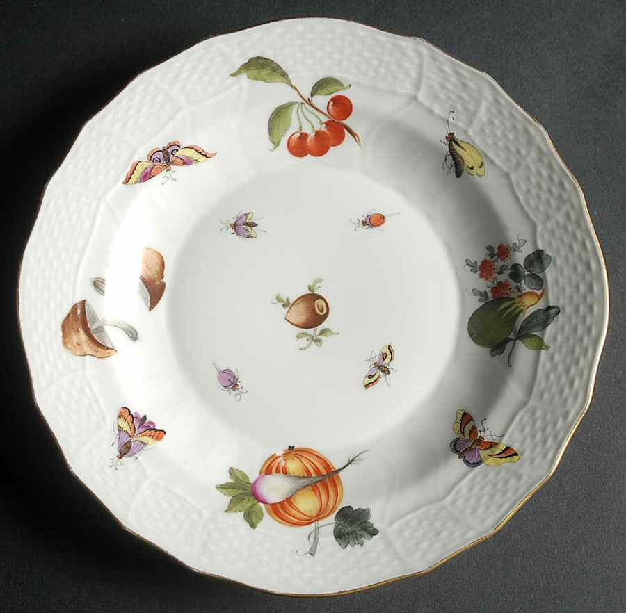Market Garden (FR) Dessert/Pie Plate by Herend-1