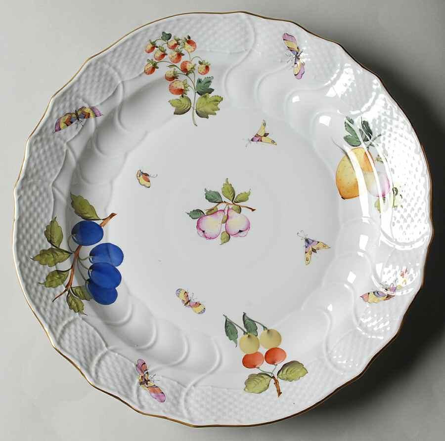 Market Garden (FR) 13" Chop Plate (Round Platter) by Herend-1