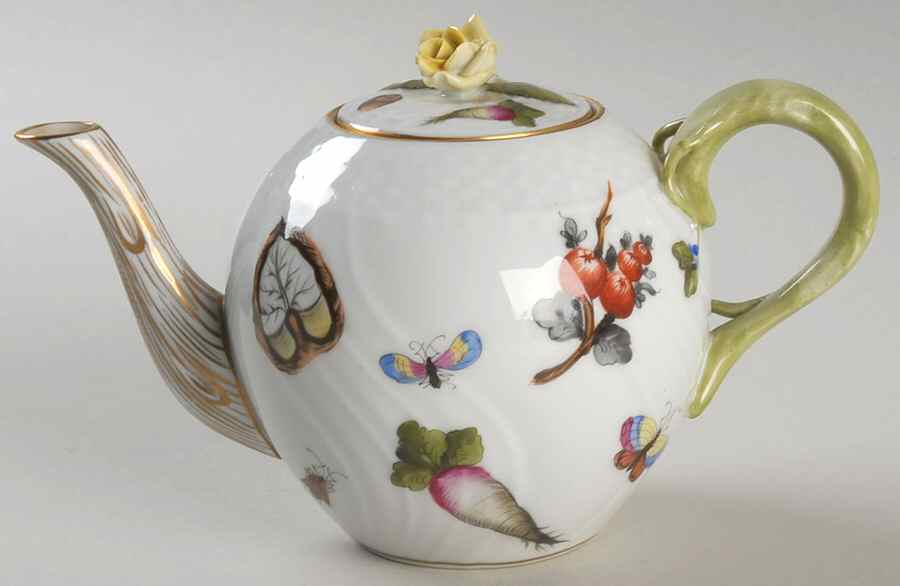 Market Garden (FR) Teapot & Lid by Herend-1