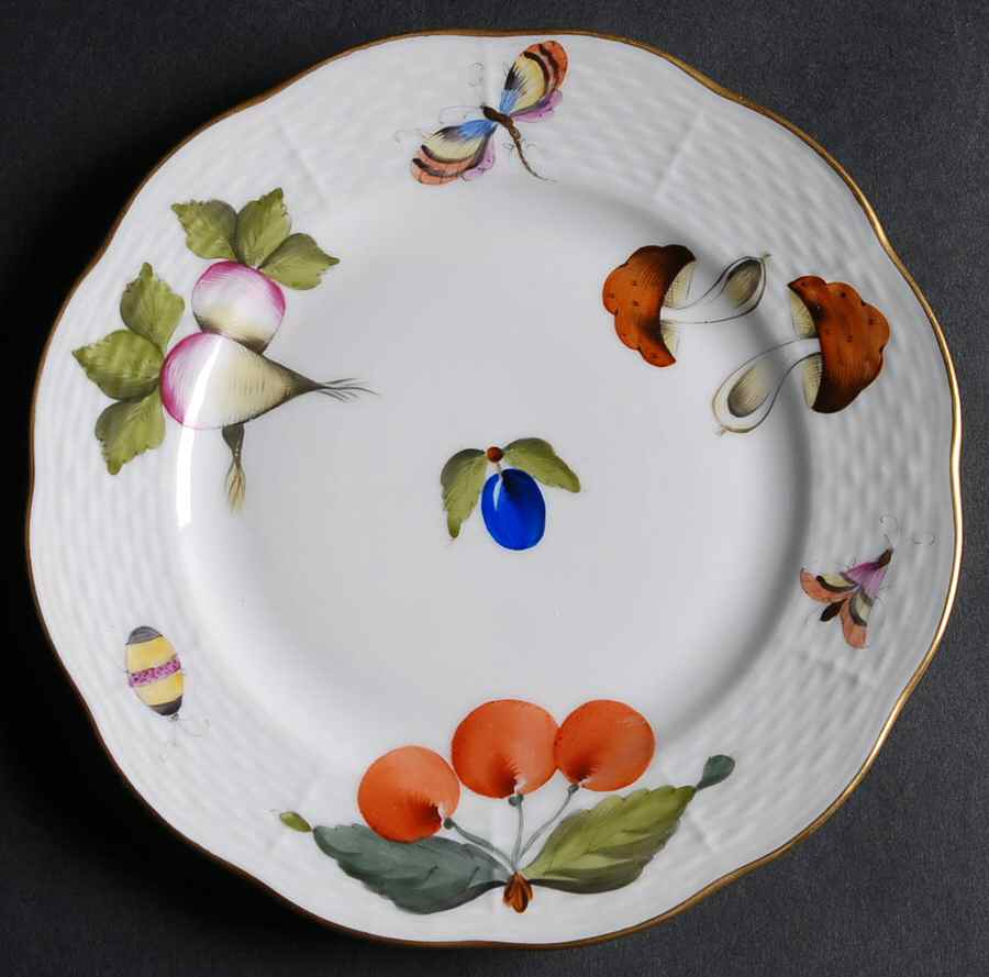 Market Garden (FR) Bread & Butter Plate by Herend-1