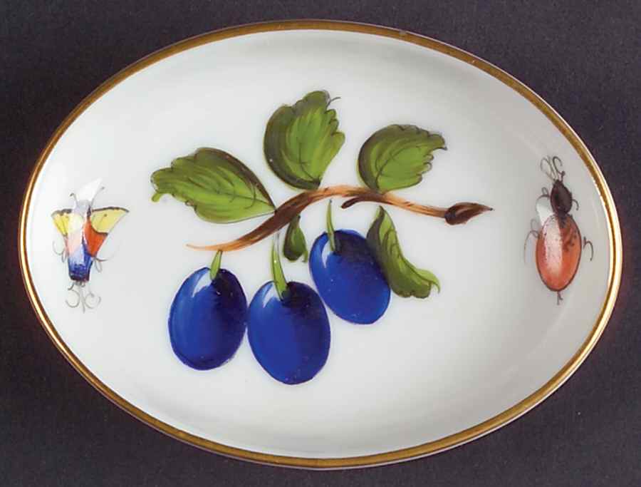Market Garden (FR) 3" Oval Ashtray by Herend-1