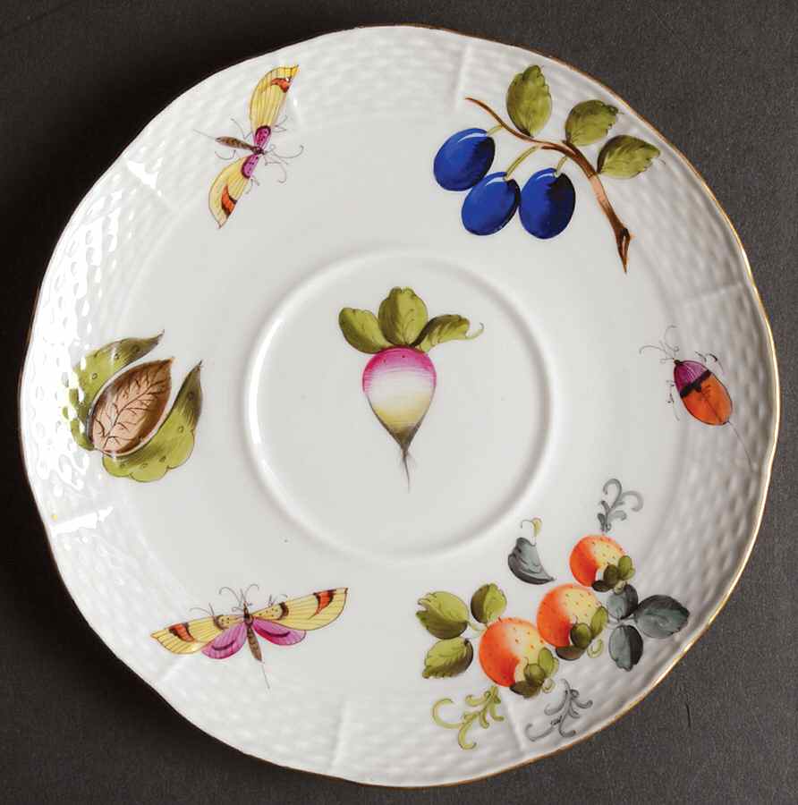 Market Garden (FR) Saucer for Cream Soup Bowl by Herend-1
