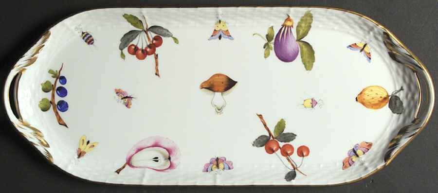 Market Garden (FR) Large Sandwich Tray by Herend-1