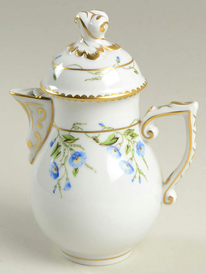 Morning Glory (Ny) Individual Coffee Pot & Lid by Herend-1