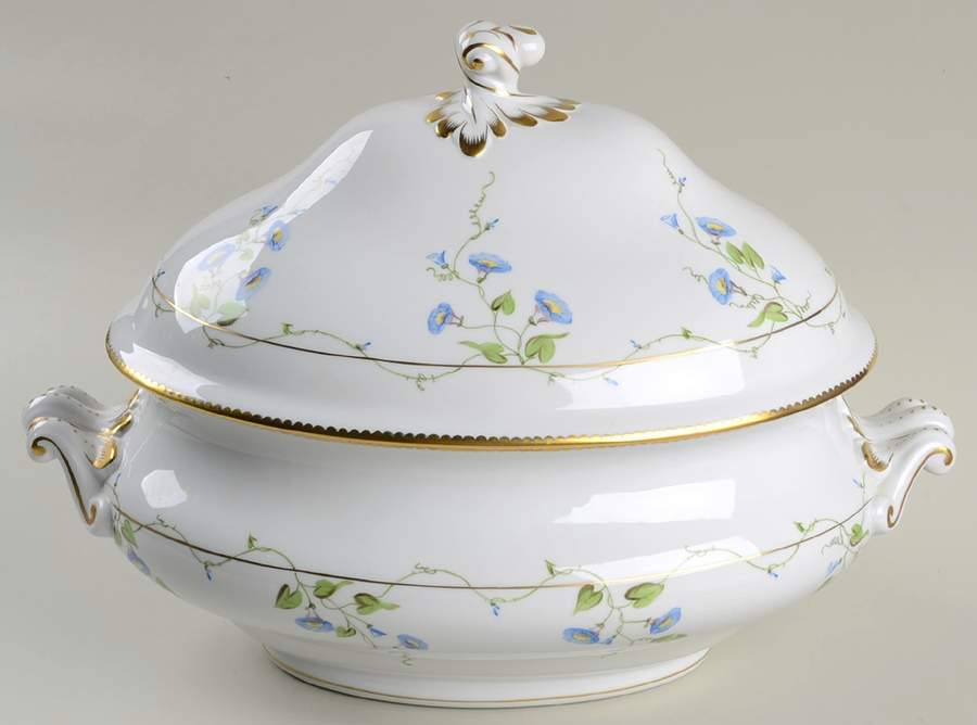 Morning Glory (Ny) Tureen &  Lid by Herend-1
