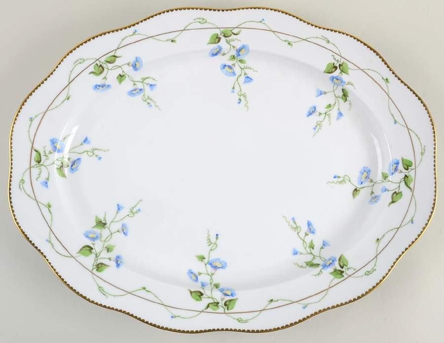 Morning Glory (Ny) 16" Oval Serving Platter by Herend-1