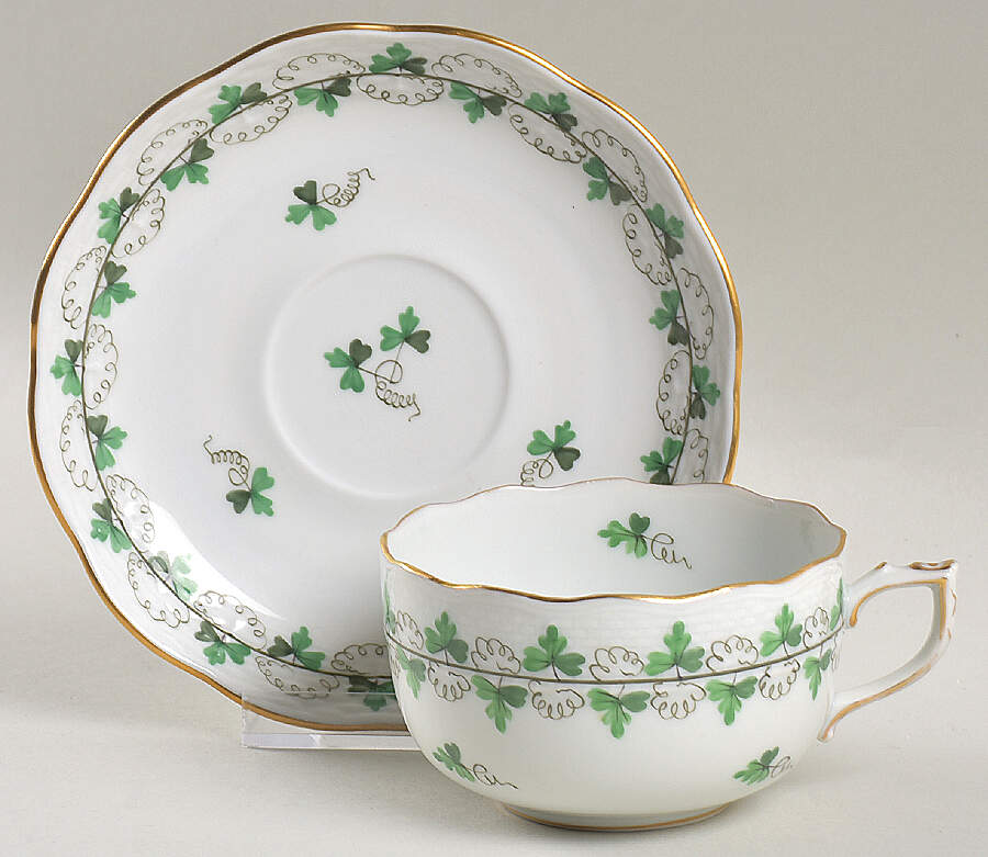 Persil Flat Cup & Saucer Set by Herend-1